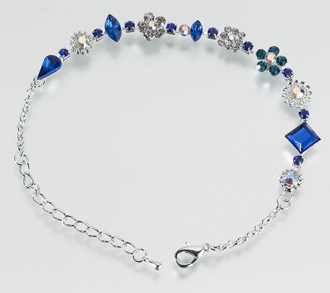 blue anklet